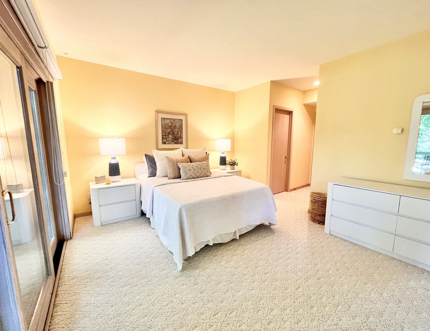 The 3rd of 3 walk-out lower-level queen bedrooms, with access to the Jack & Jill bath