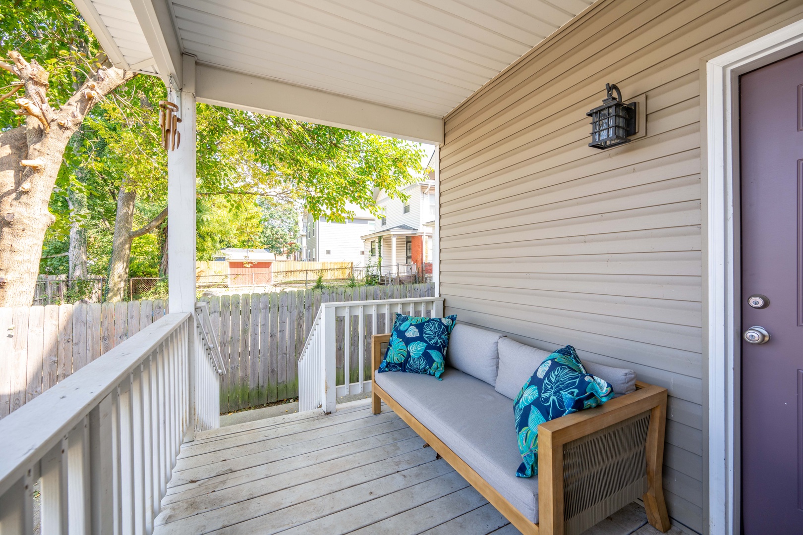 Kick back & relax in the fresh air on the back patio!