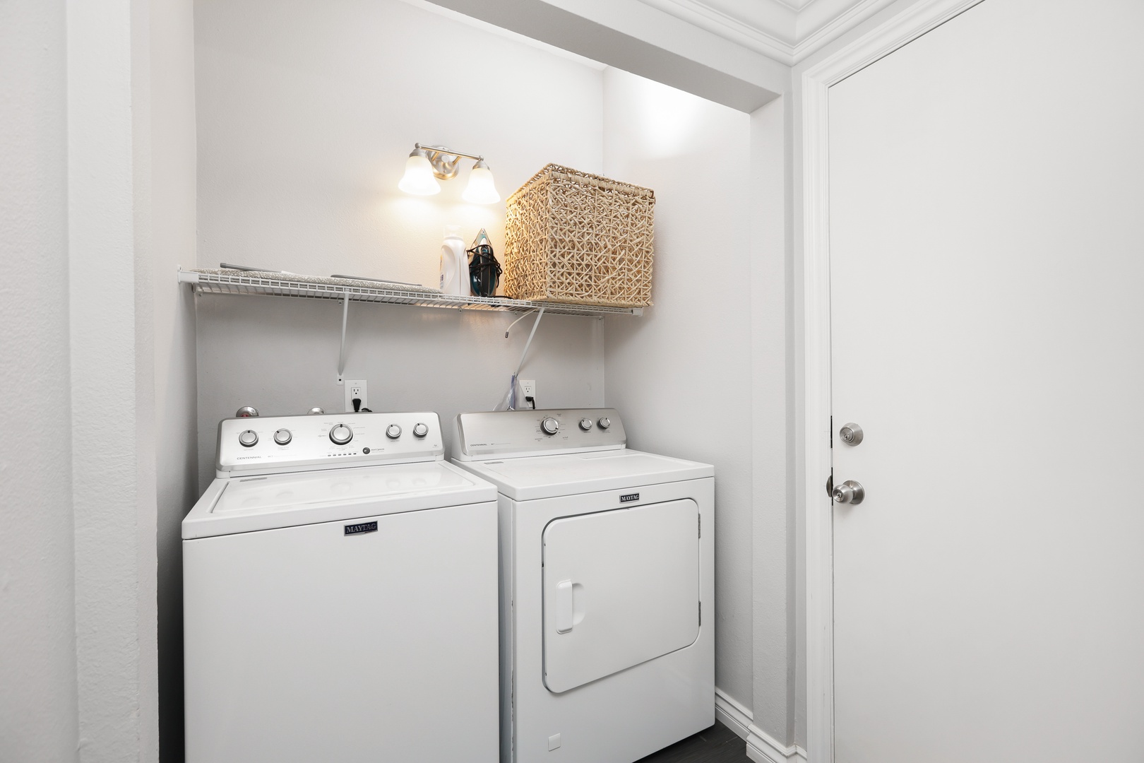 Private laundry is available for your stay!