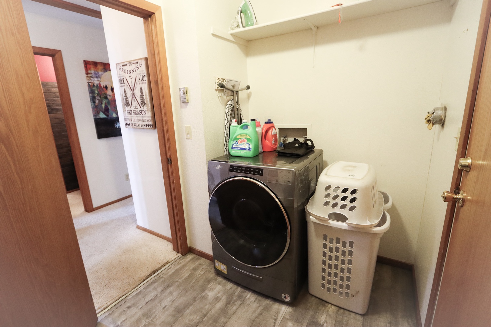 Utility room with washer