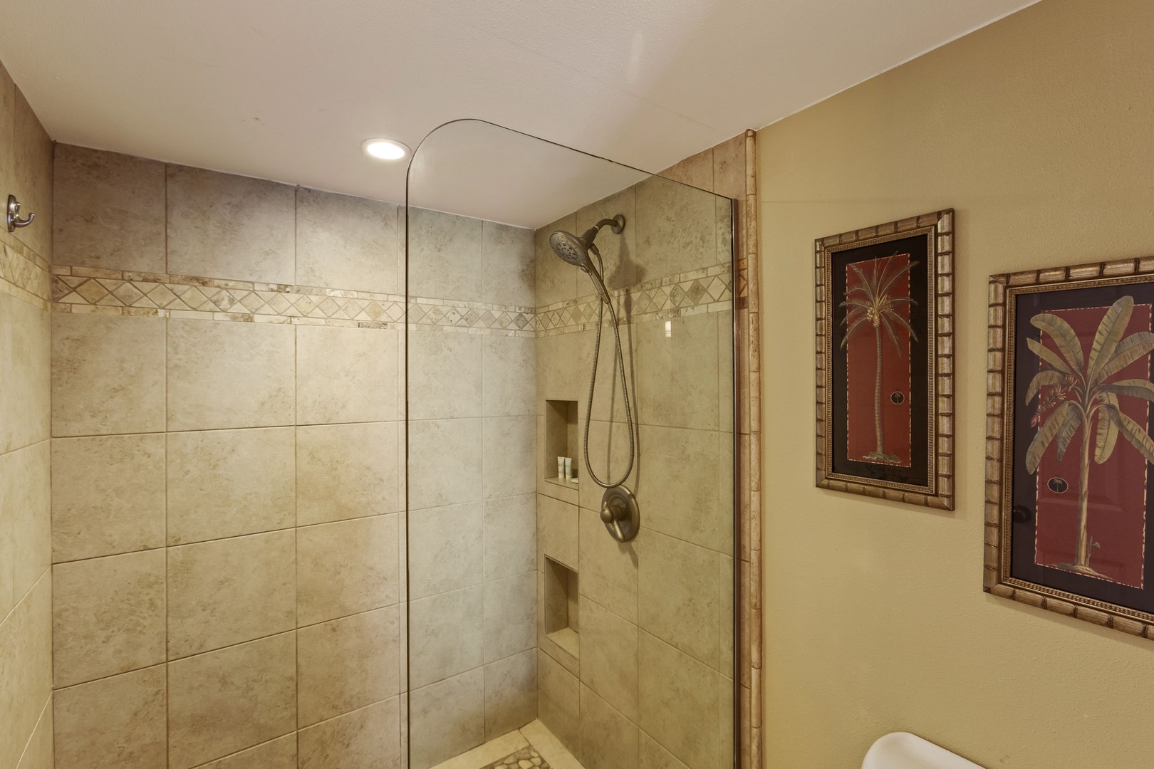 Ensuite bathroom with stand up shower
