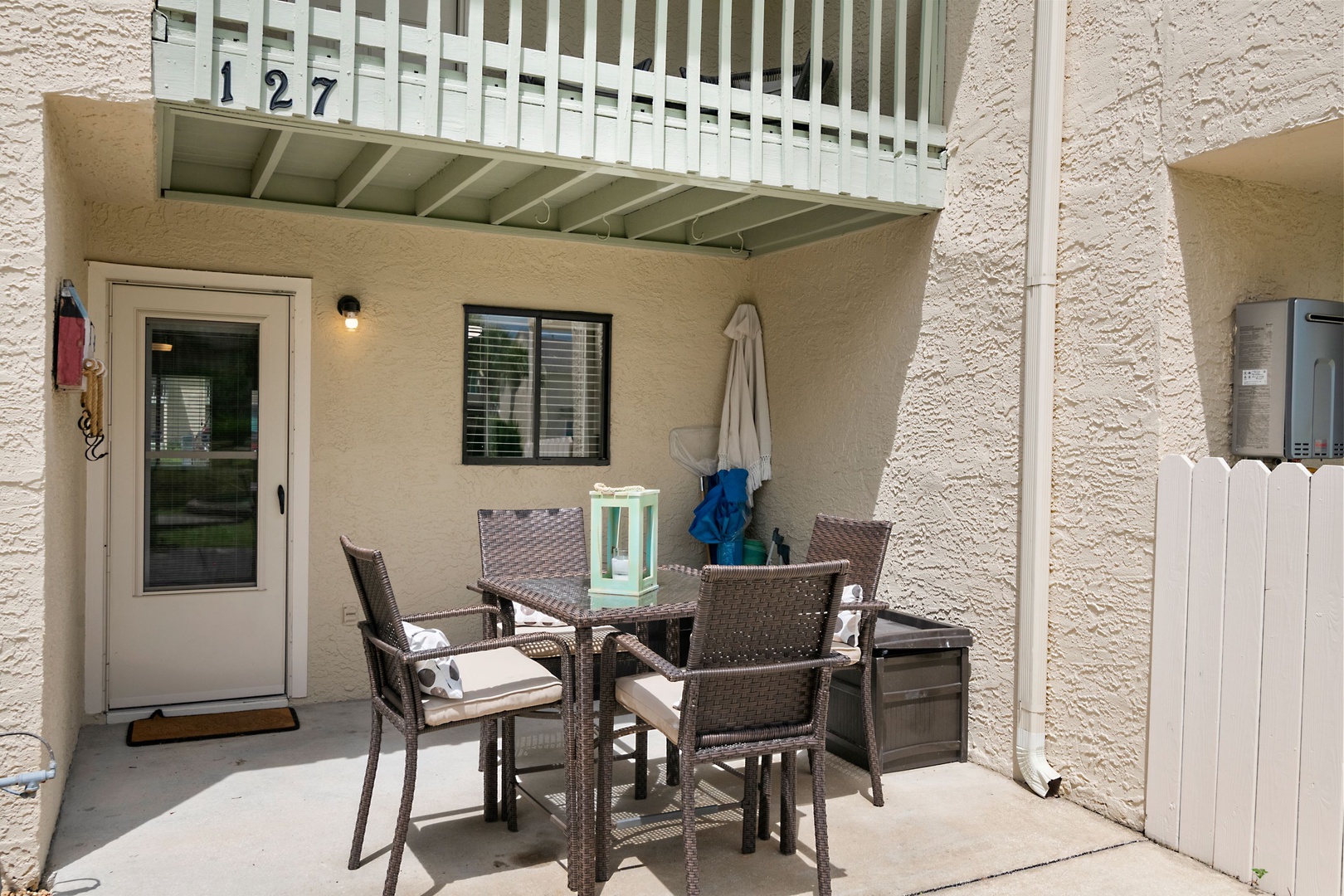 Lounge the day away with putting green & water views on the patio