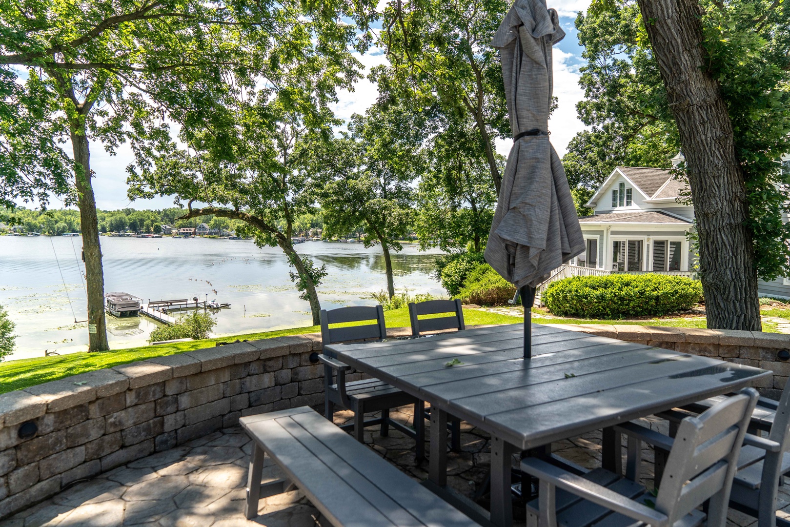 Soak in the lake views from the private pool deck!