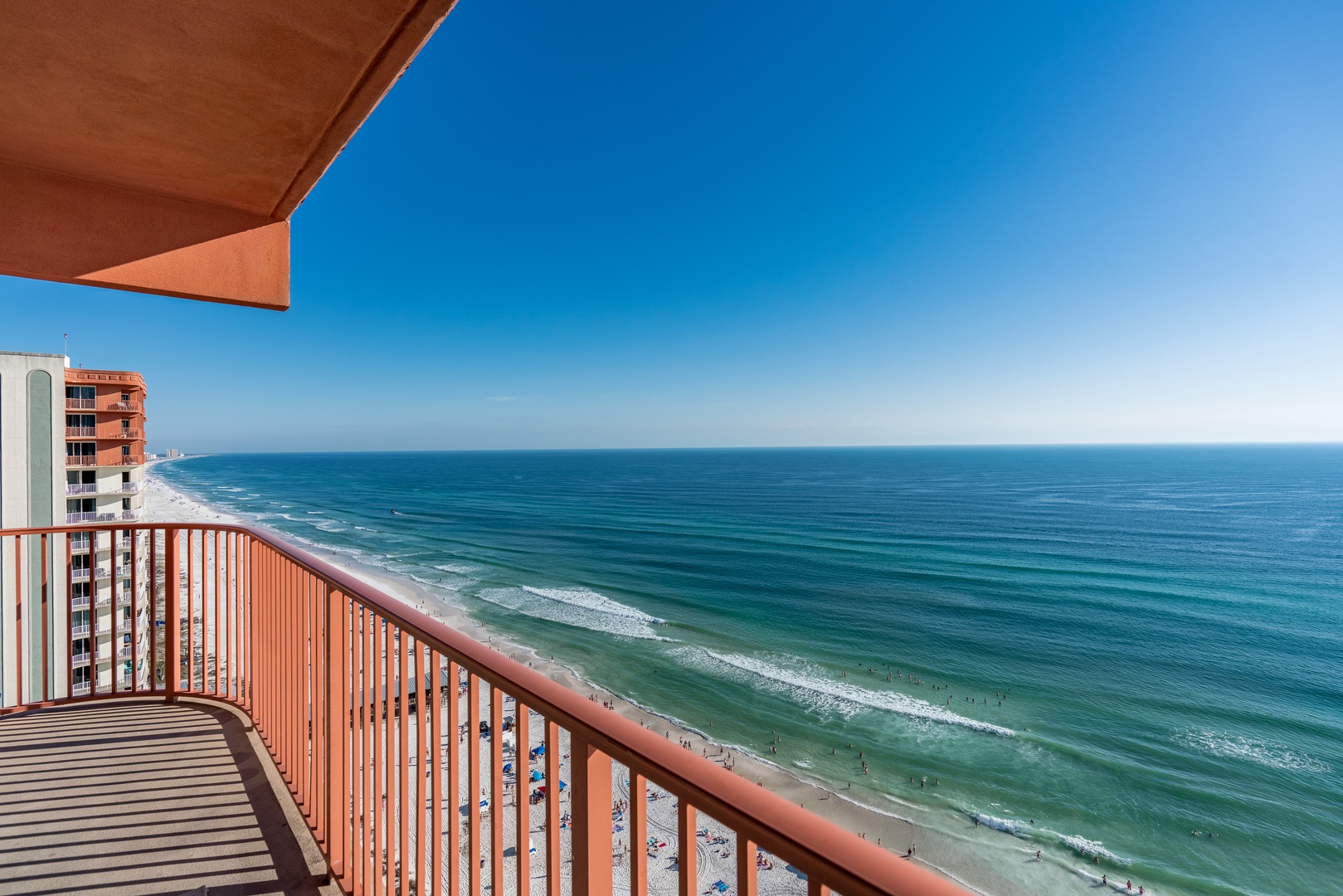 Breathtaking panoramic ocean views from the balcony