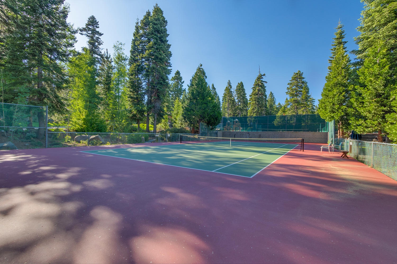 Tennis court in condo HOA