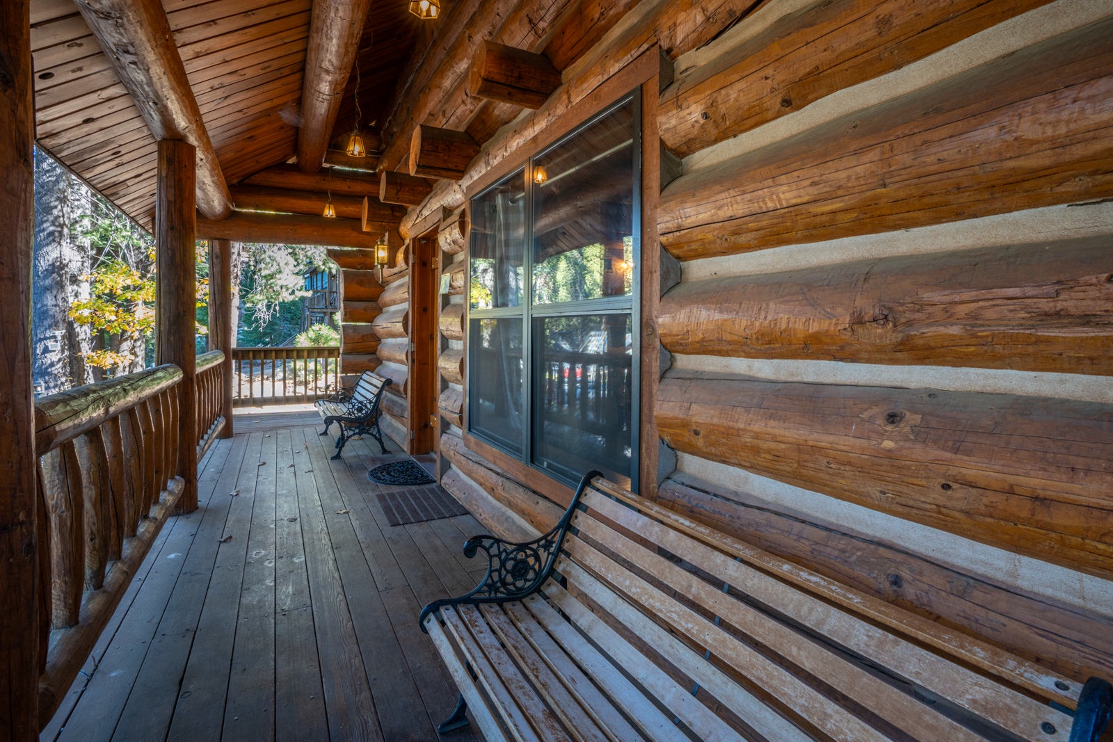 Rest in the fresh Yosemite air on the front porch/balcony!