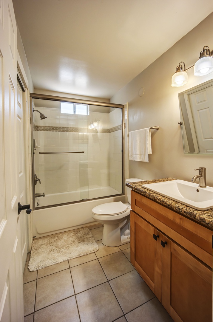 2nd bathroom features a shower/tub combo