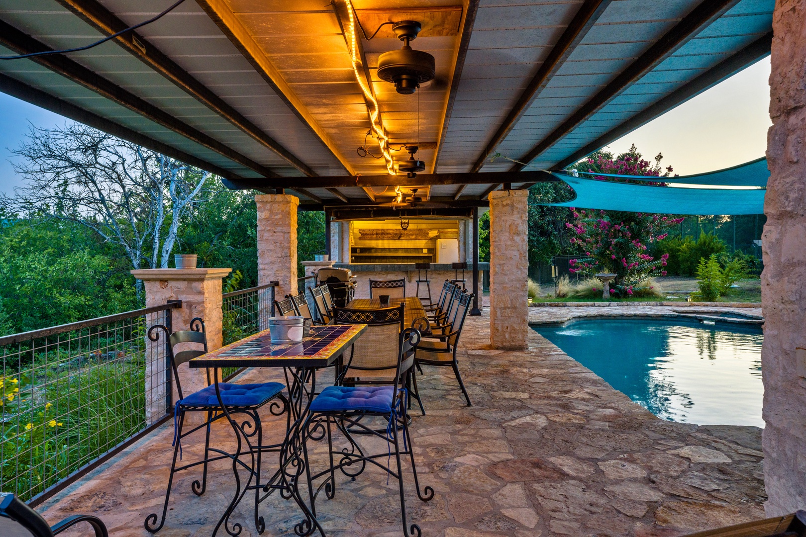 Private pool with Cabana | Outdoor dining and ample seating