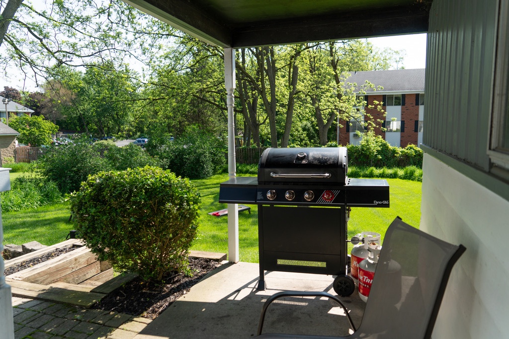 Propane grill available for guests