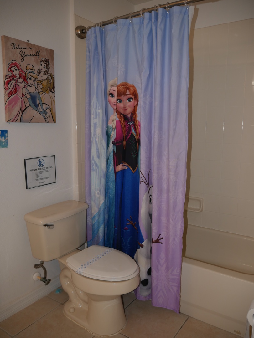 Bathroom #1 Shower/Tub Combo Jack and Jill
