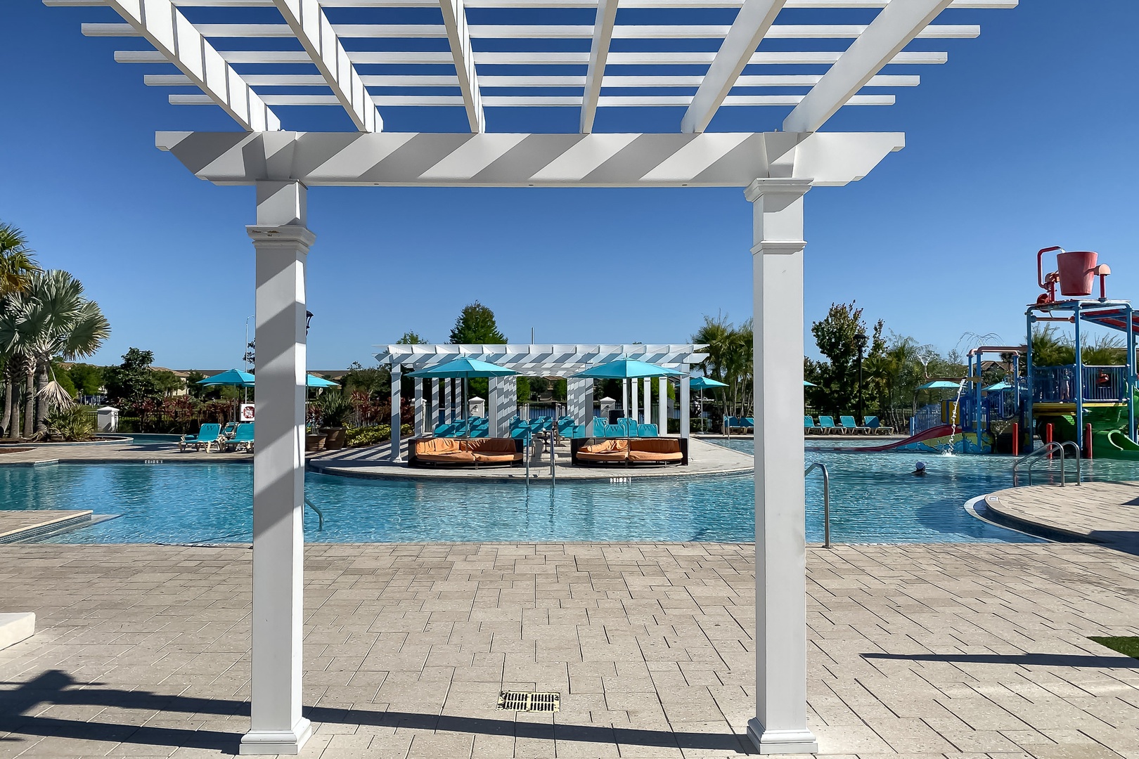 Resort  pool area
