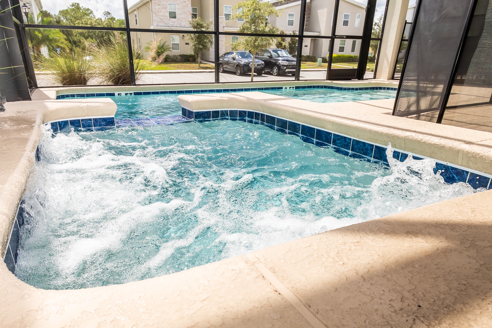 Bask in bubbling bliss in your very own private hot tub