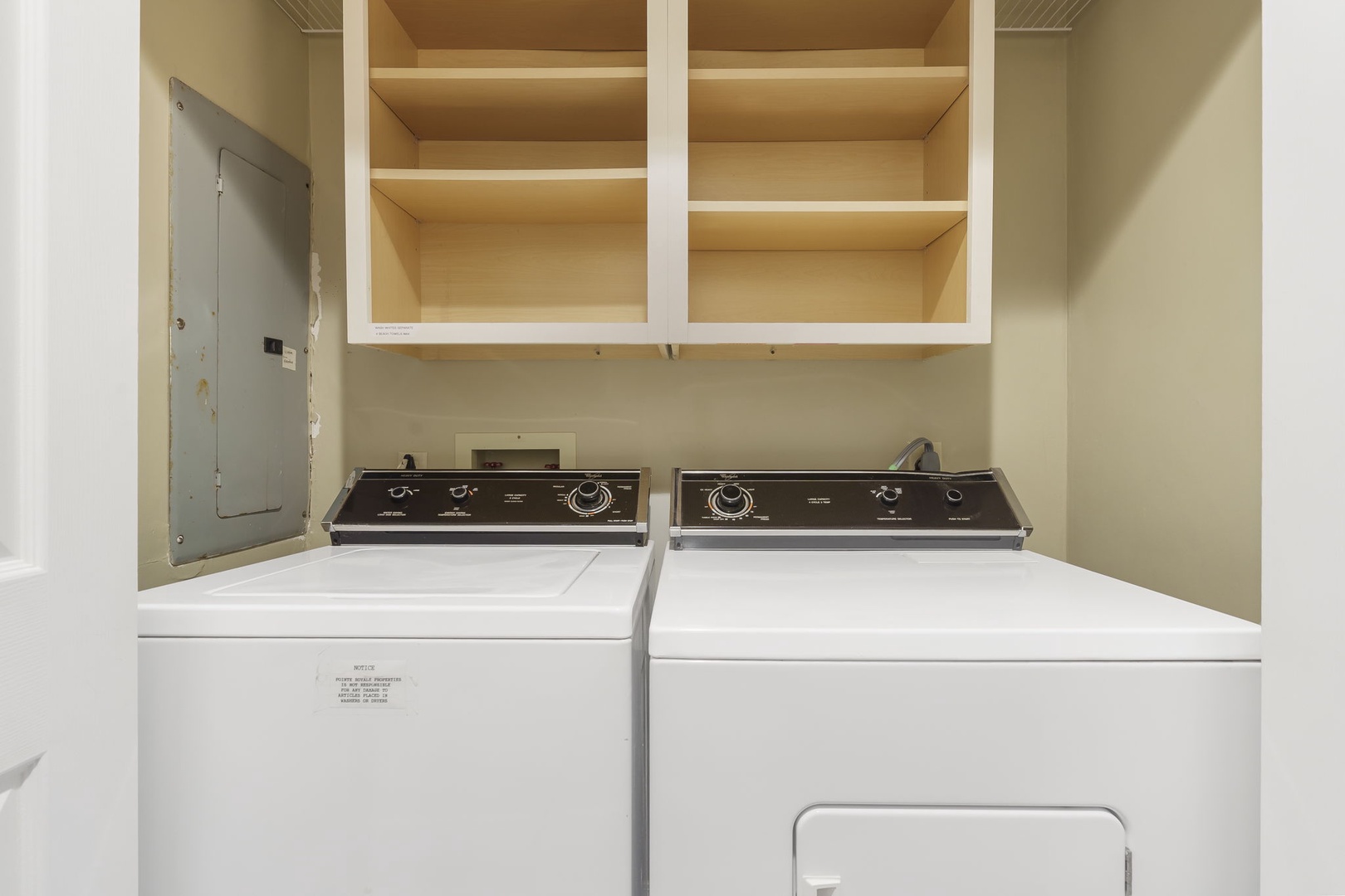 Laundry within the unit