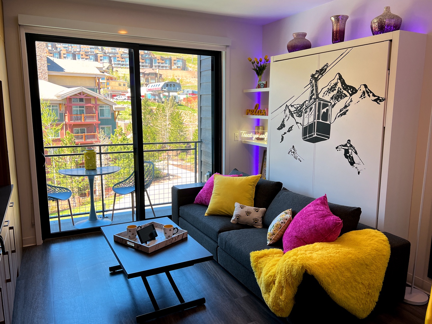 Trendy studio style condo