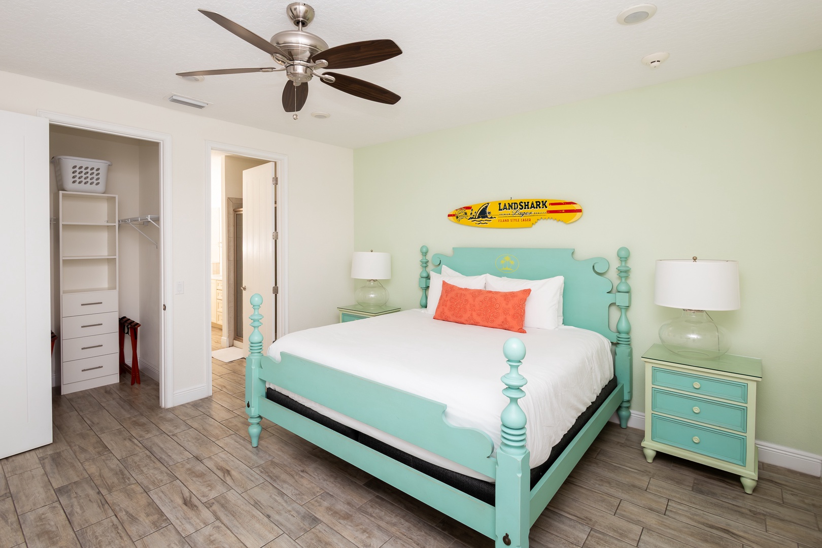 The 3rd floor king suite showcases a Smart TV & private ensuite with large balcony