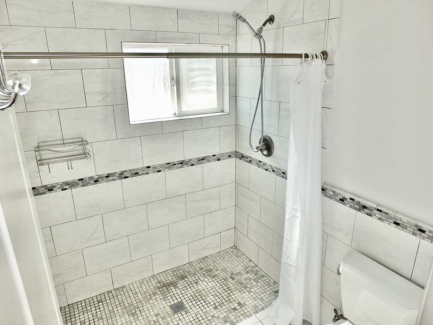 The king ensuite includes a single vanity & walk-in shower