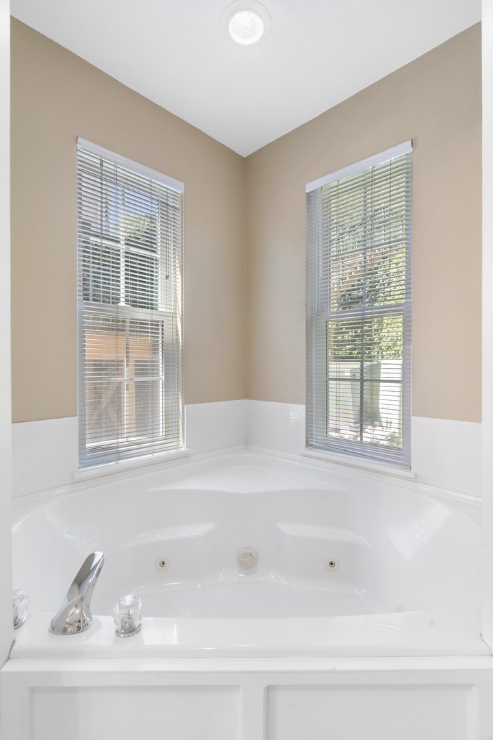 Bathroom #2 shower and Tub