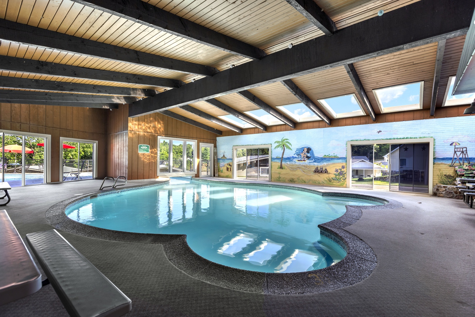 Resort indoor/outdoor pool