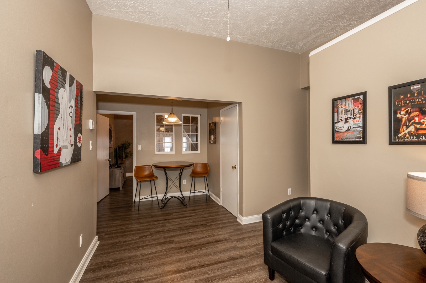 Enjoy chic finishes & comfortable lounging spots throughout this condo