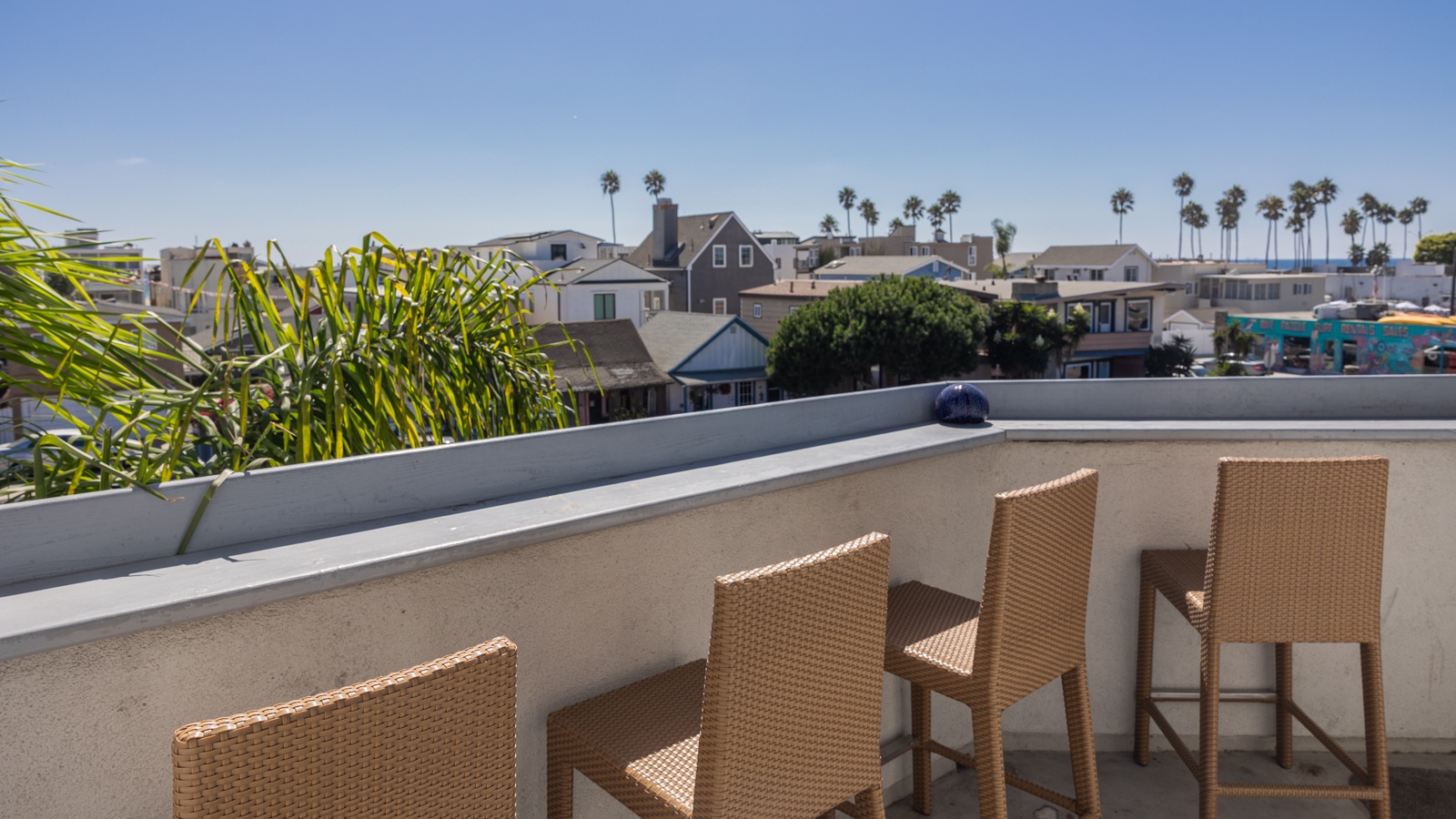 Lounge the day away or dine alfresco with partial ocean view on the balcony