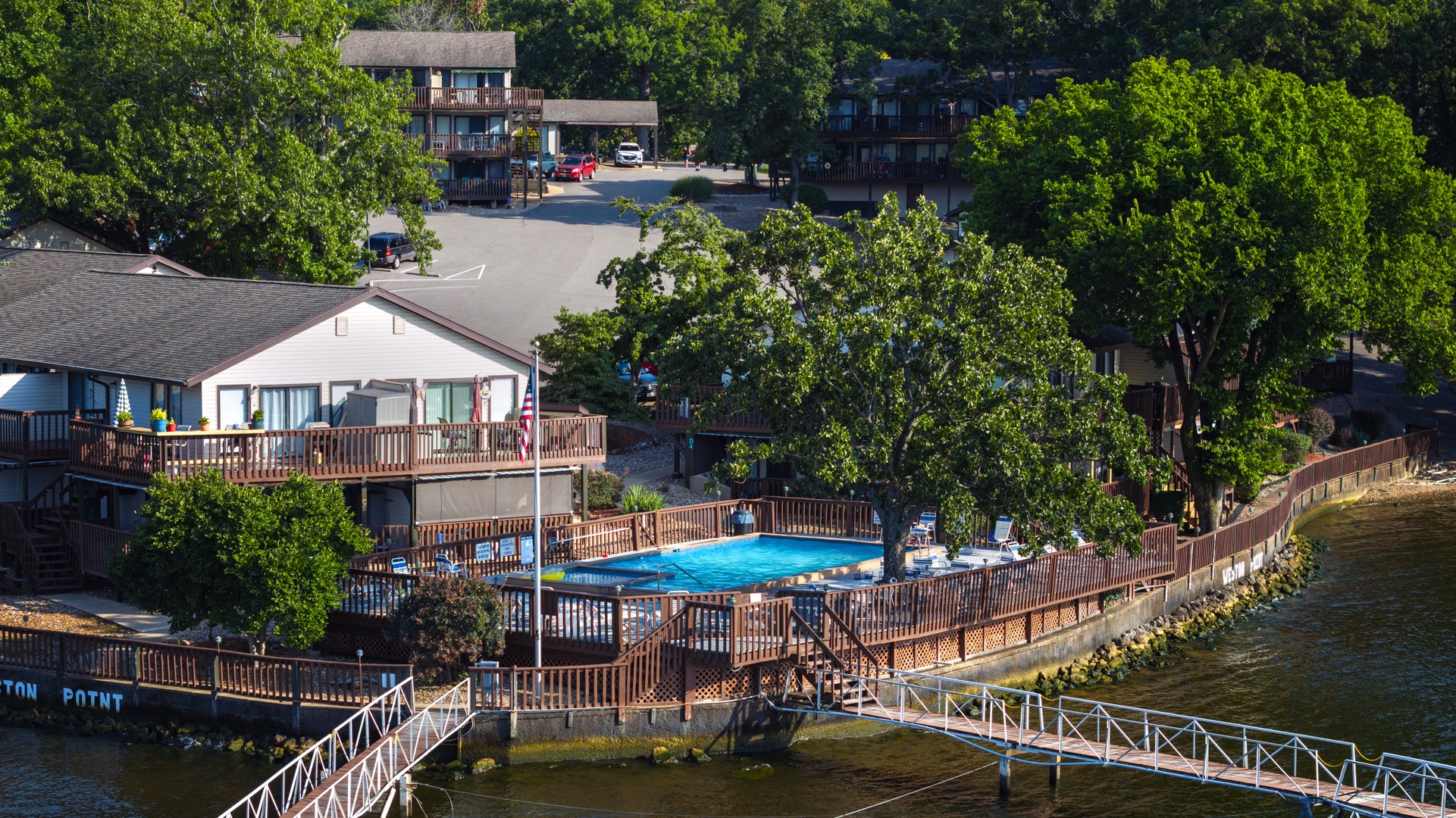 Enjoy the fabulous community pool that overlooks the lake!