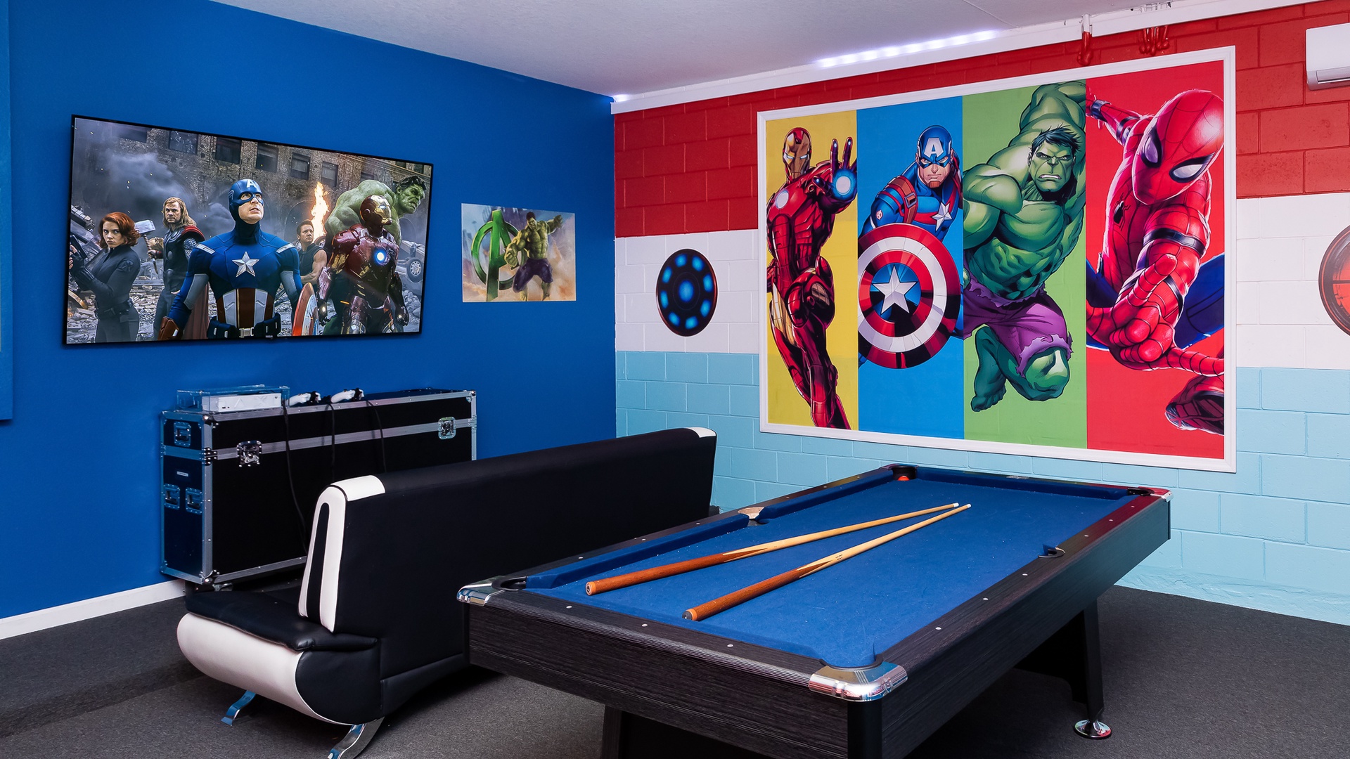 Avengers game room