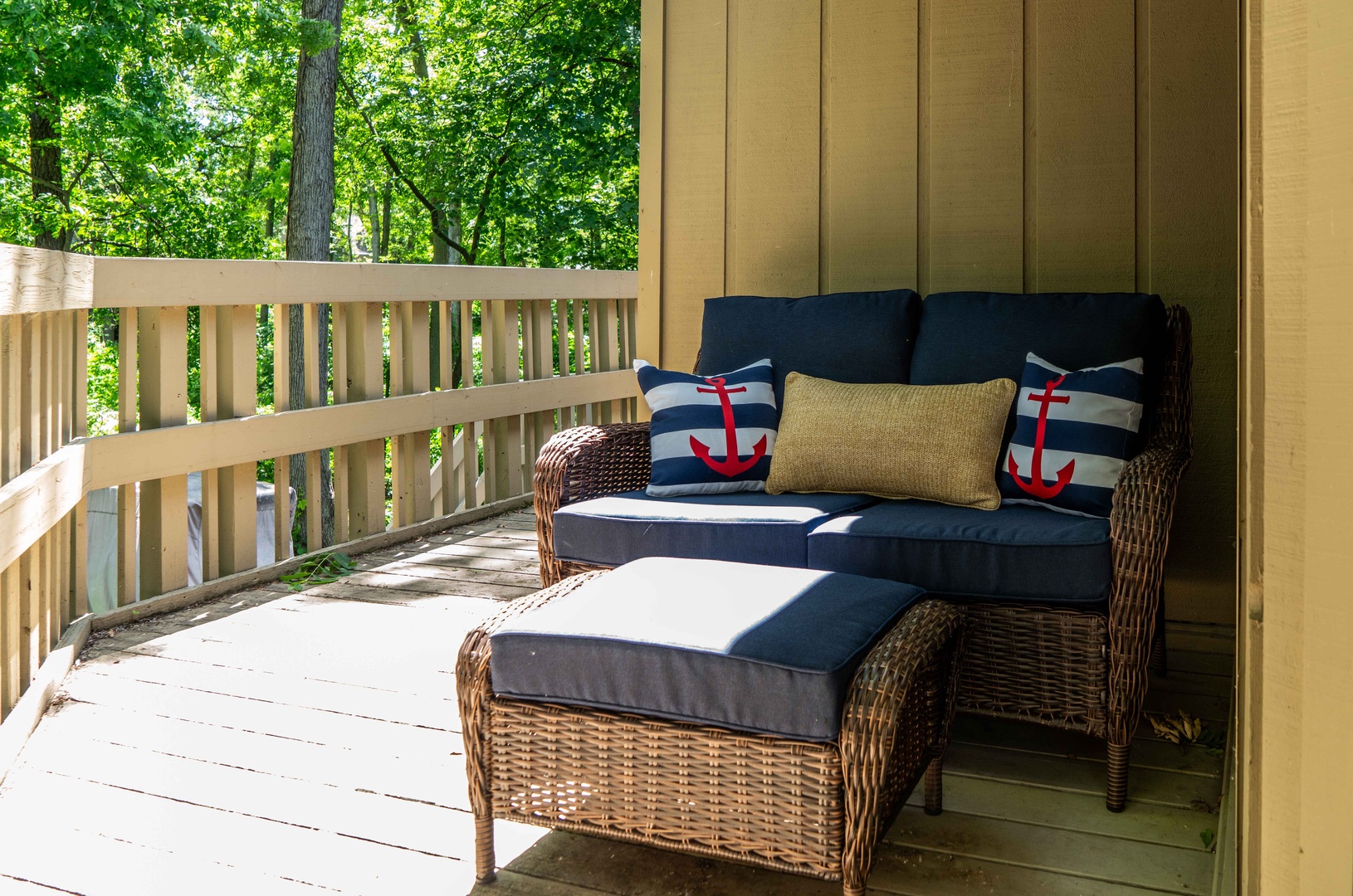 Deck off of the bedroom