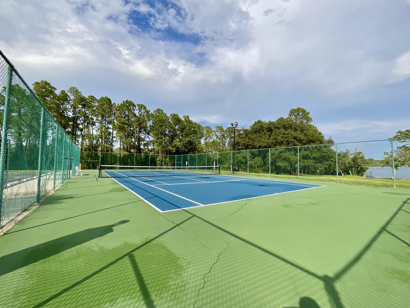 Community tennis courts