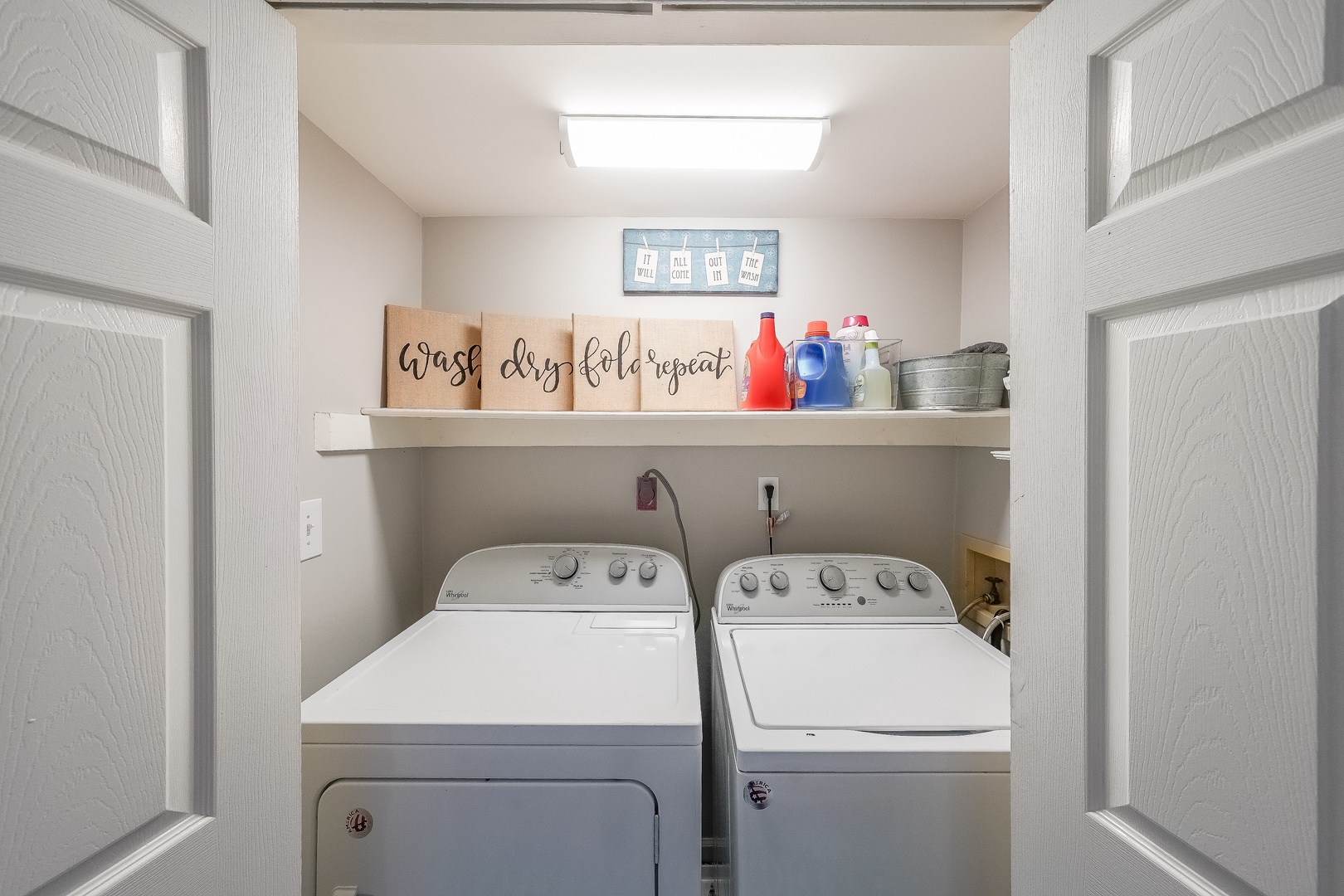 Laundry closet