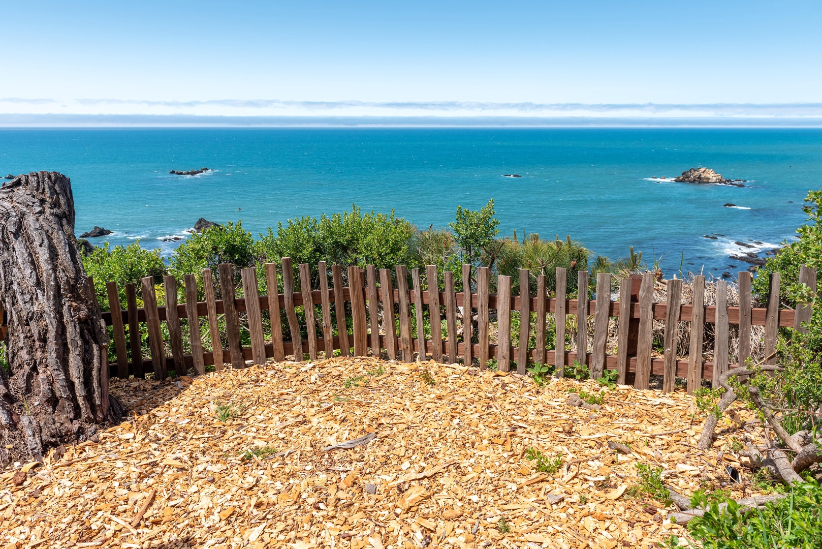 Amazing blue water views from the home