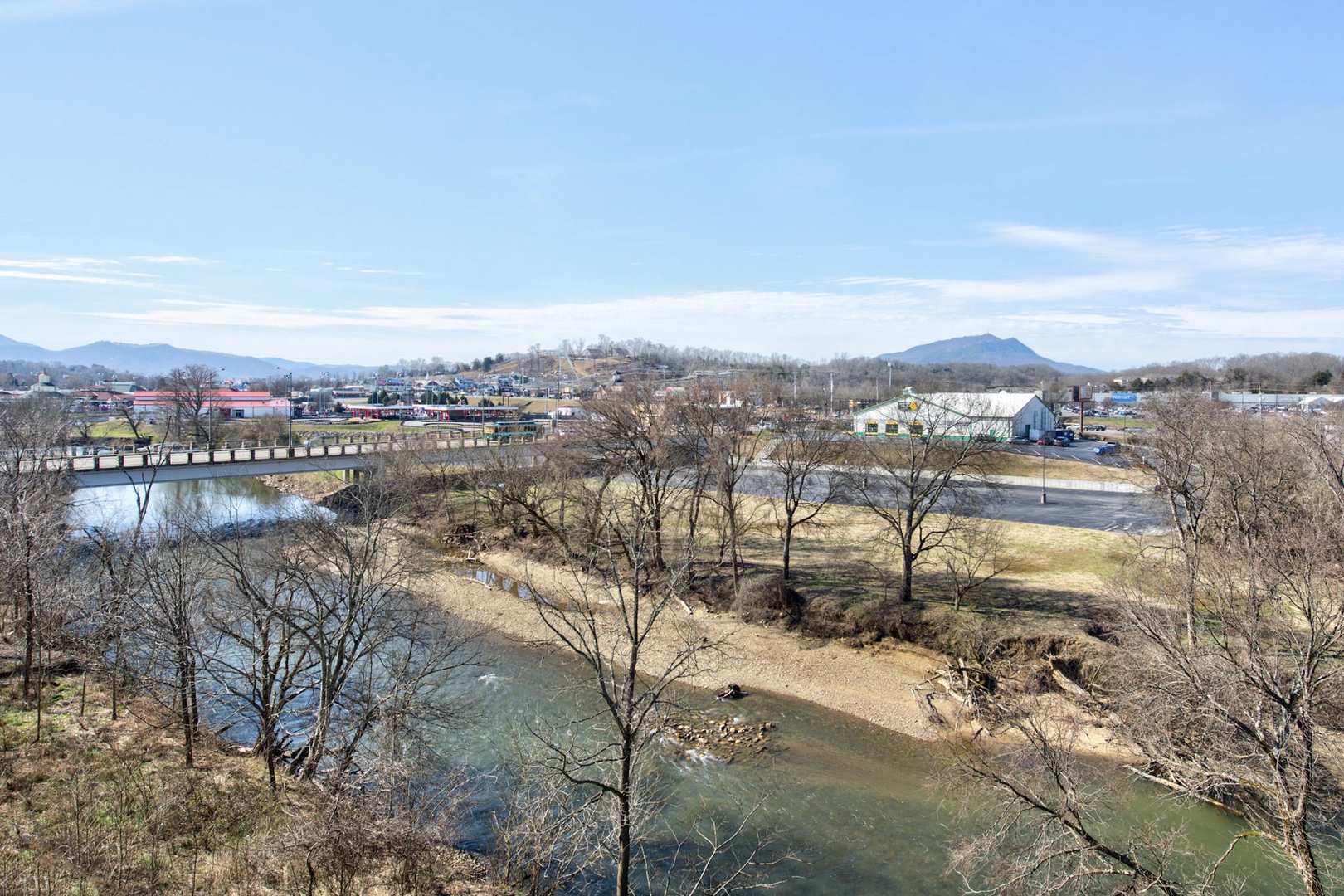 Panoramic views from the balcony