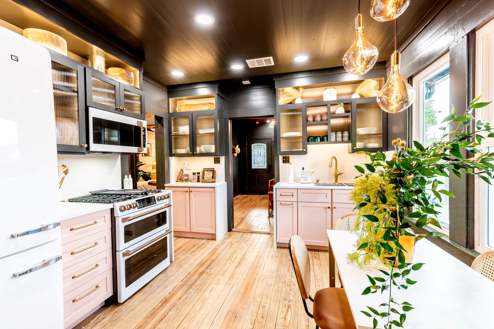 Elegant, retro finishes and incredible amenities in the kitchen are sure to delight