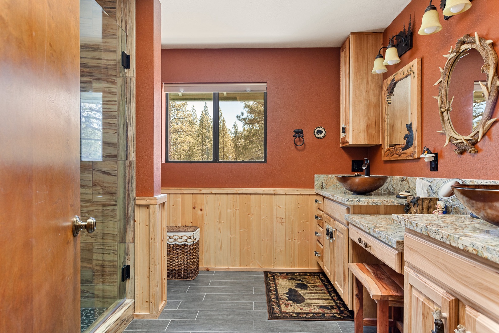 Bathroom #1 with Shower  En-Suite to Bedroom #1