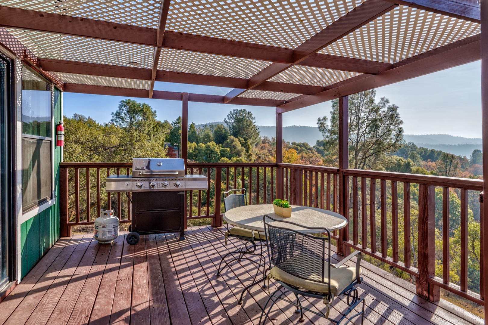 Outdoor grilling and dining will be a breeze on the Back Deck, with additional seating for morning coffee
