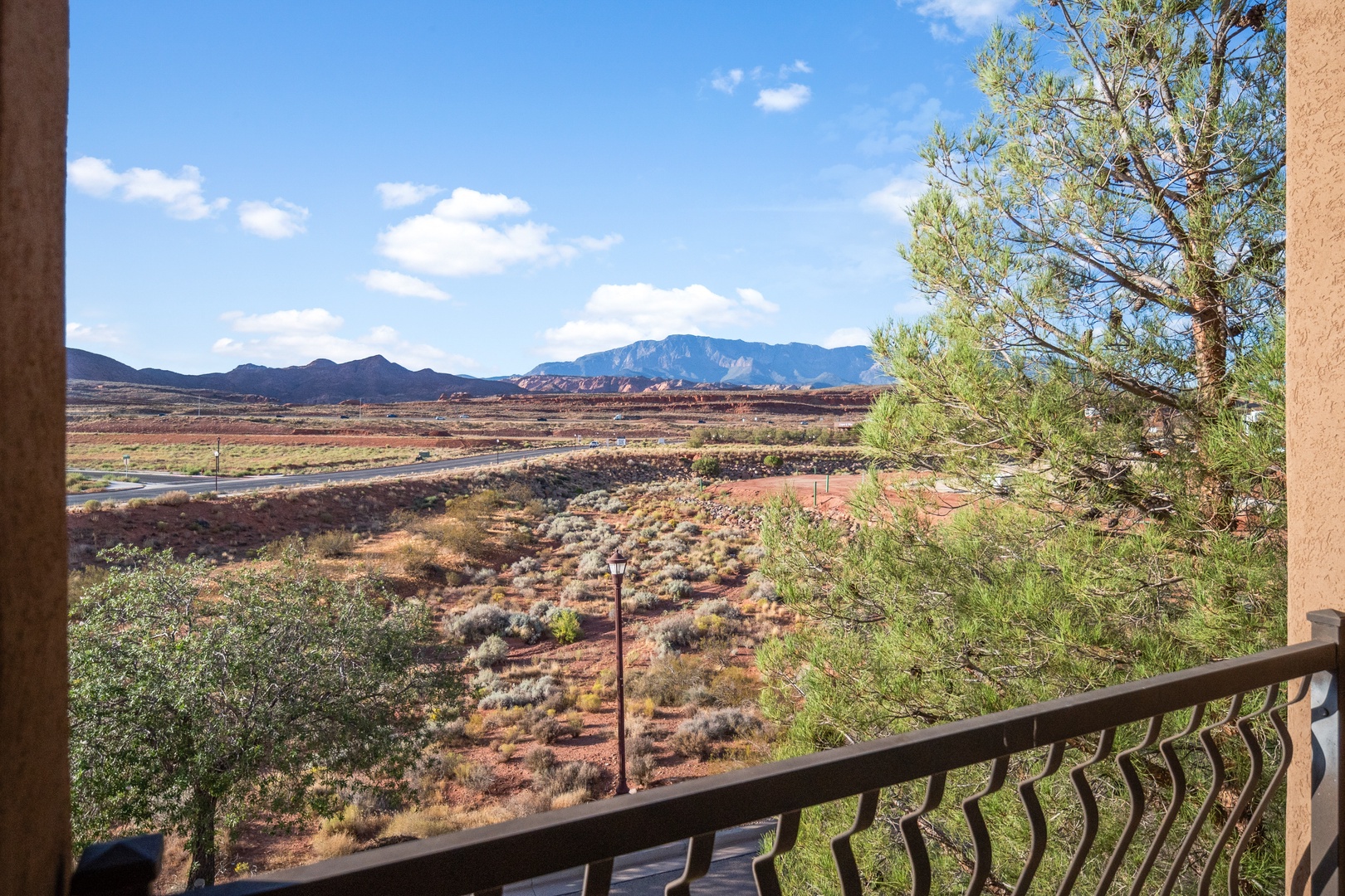 Enjoy coffee or an evening cocktail on the balcony with gorgeous views!