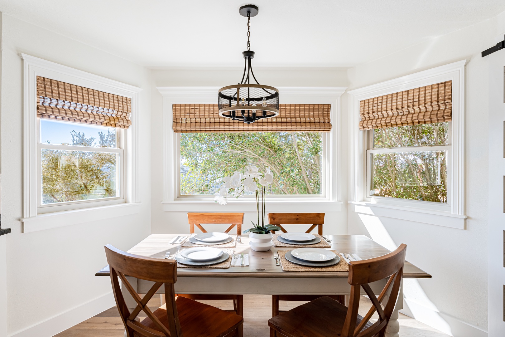 Second dining table with seating for 4