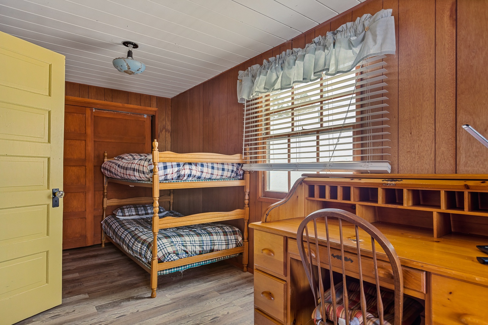 Bedroom 1 with Twin/Twin bunk bed (for kids), and Full bed