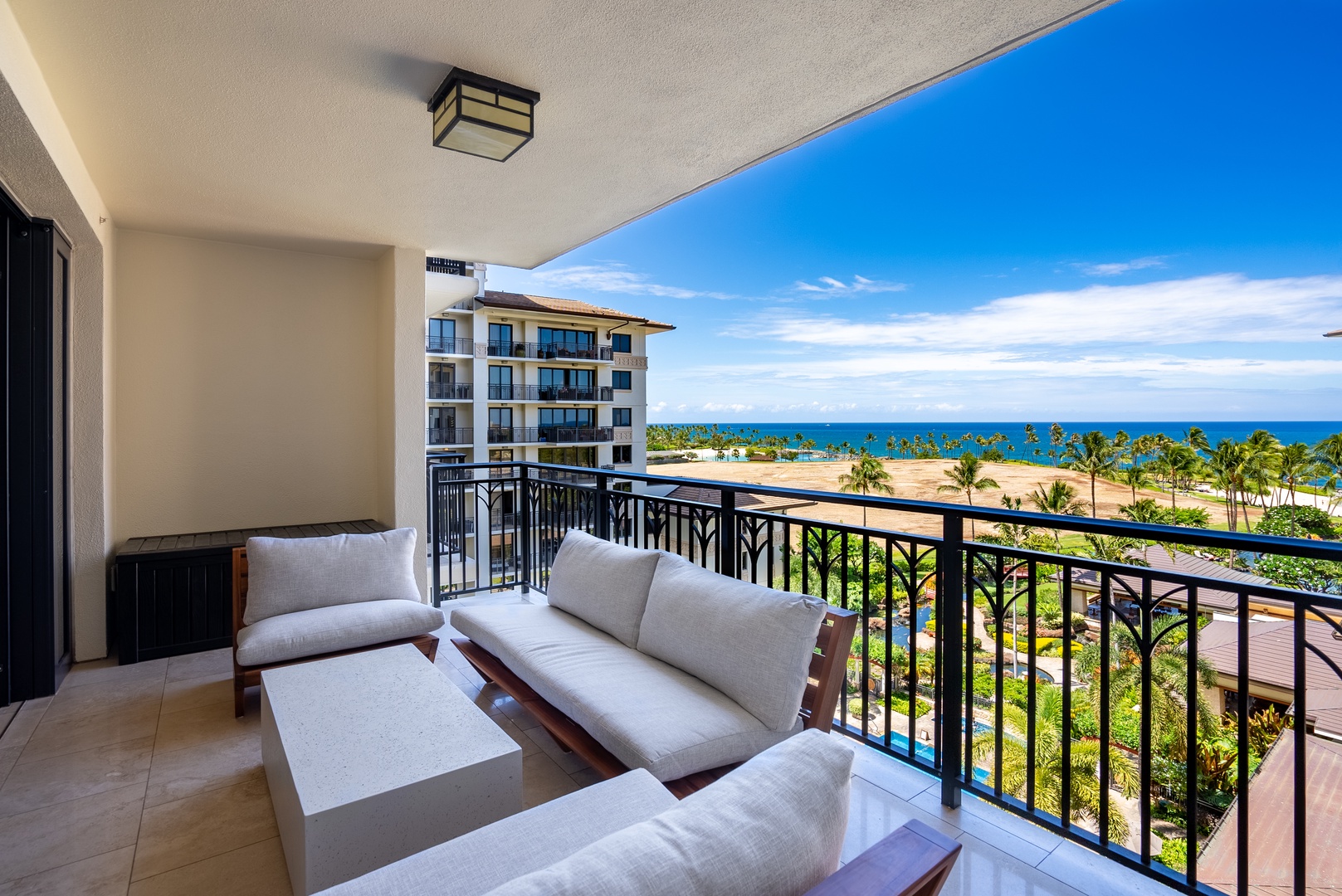 Your private balcony with ocean views