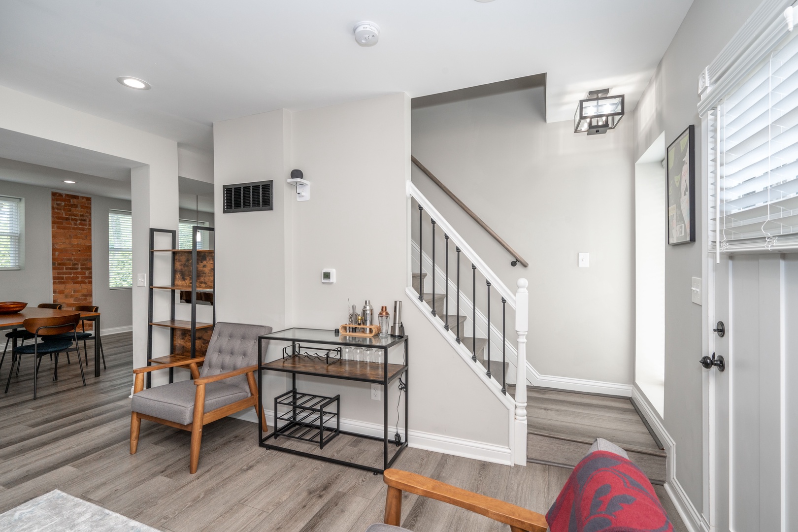 First floor stairs to the second floor