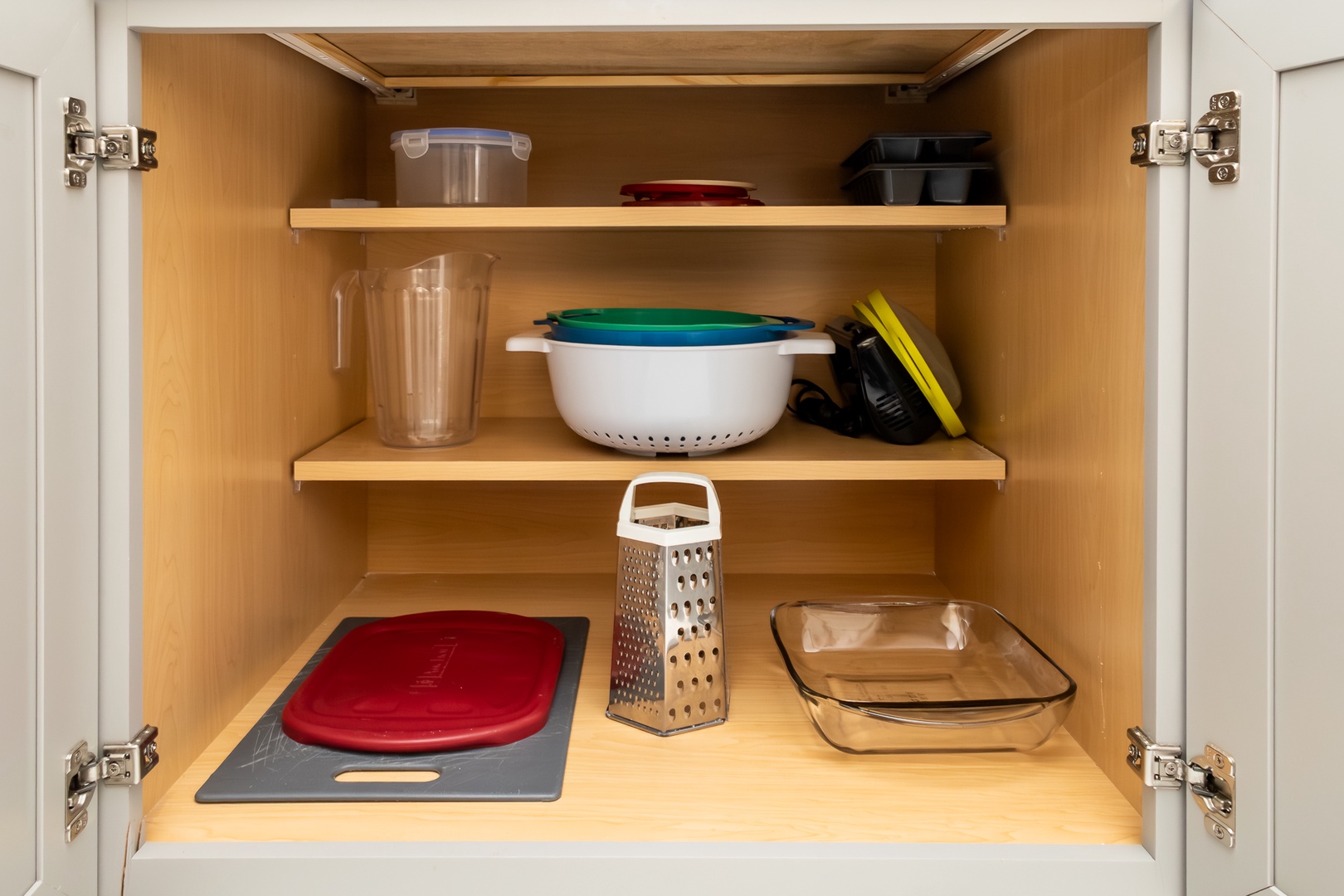 The open, airy kitchen offers ample space & all the comforts of home