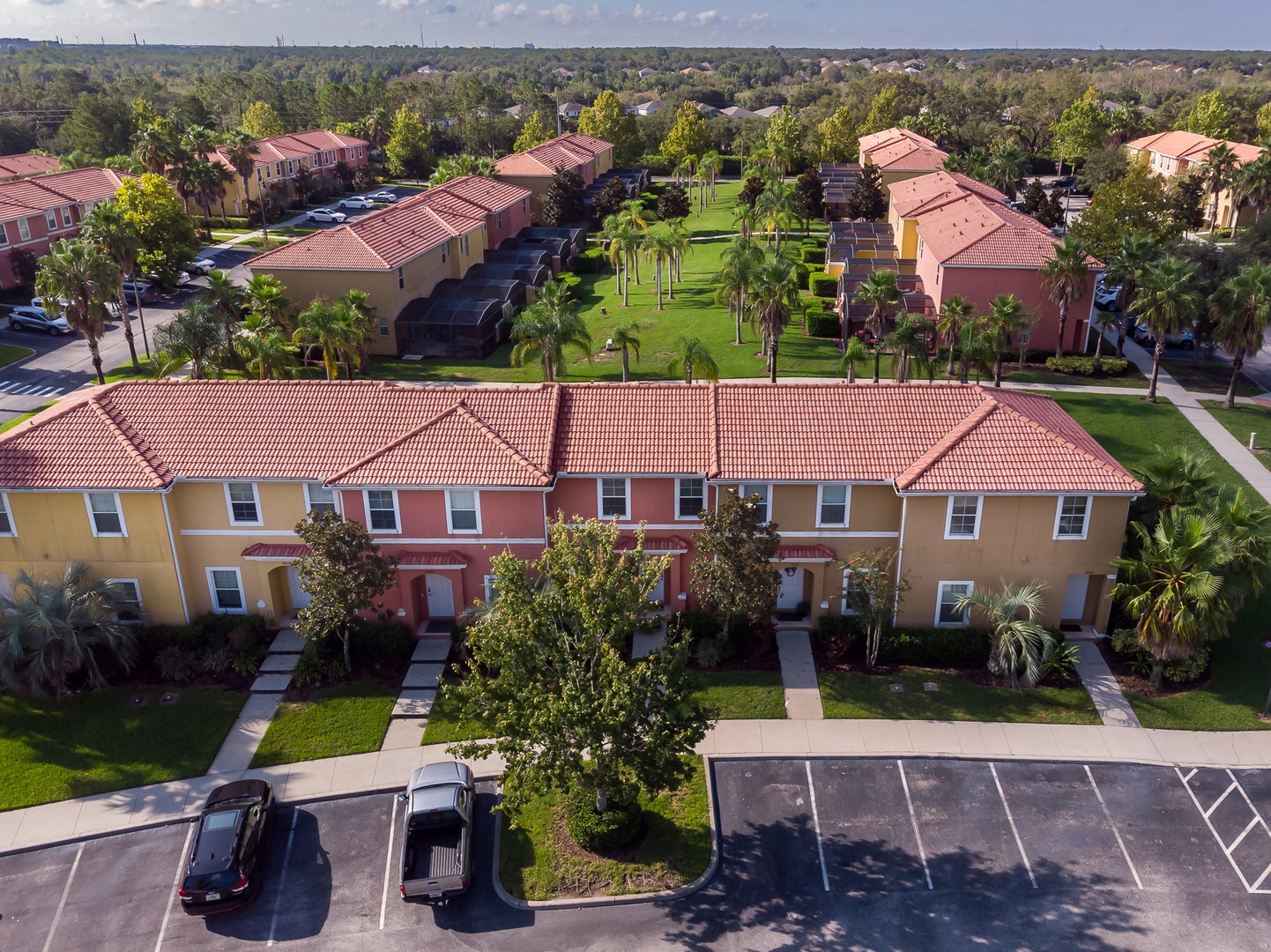 This home offers parking for 3 vehicles on a first come, first served basis