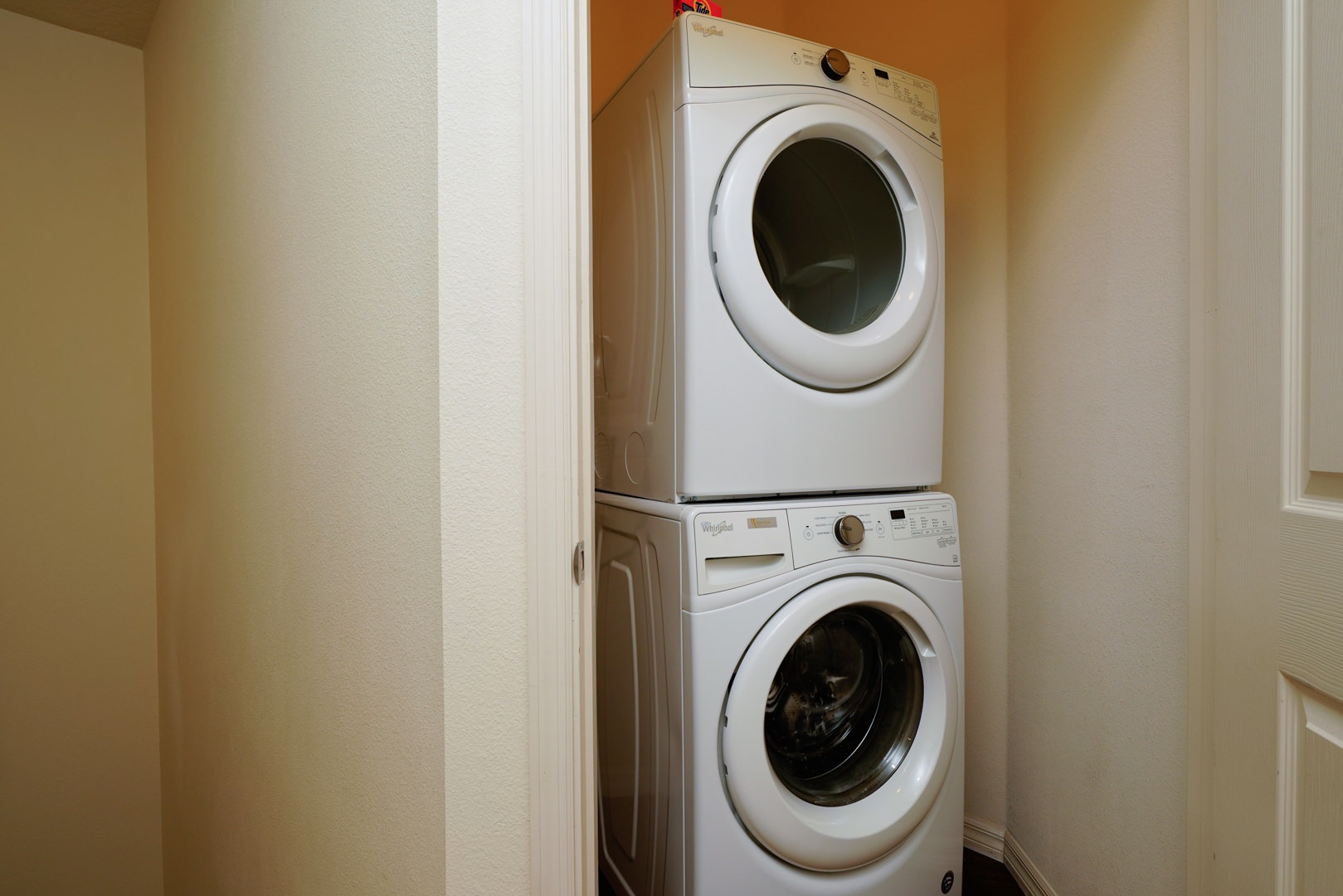 Laundry accessible within unit