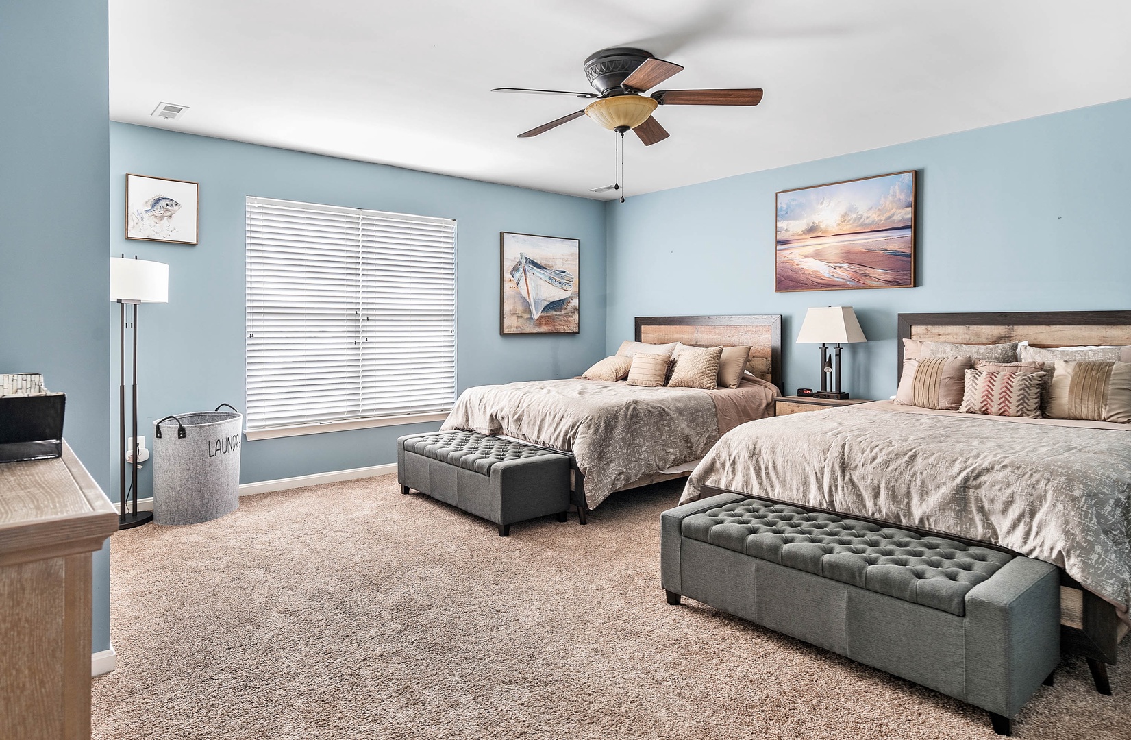 Bedroom #3 Queen Beds