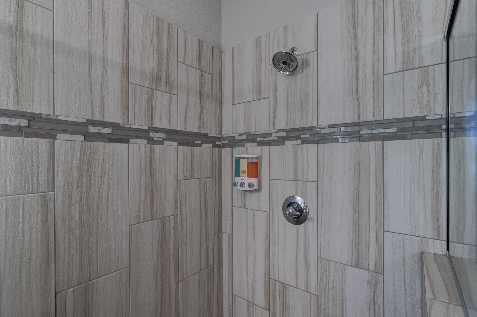 Ensuite bathroom with separate shower and tub