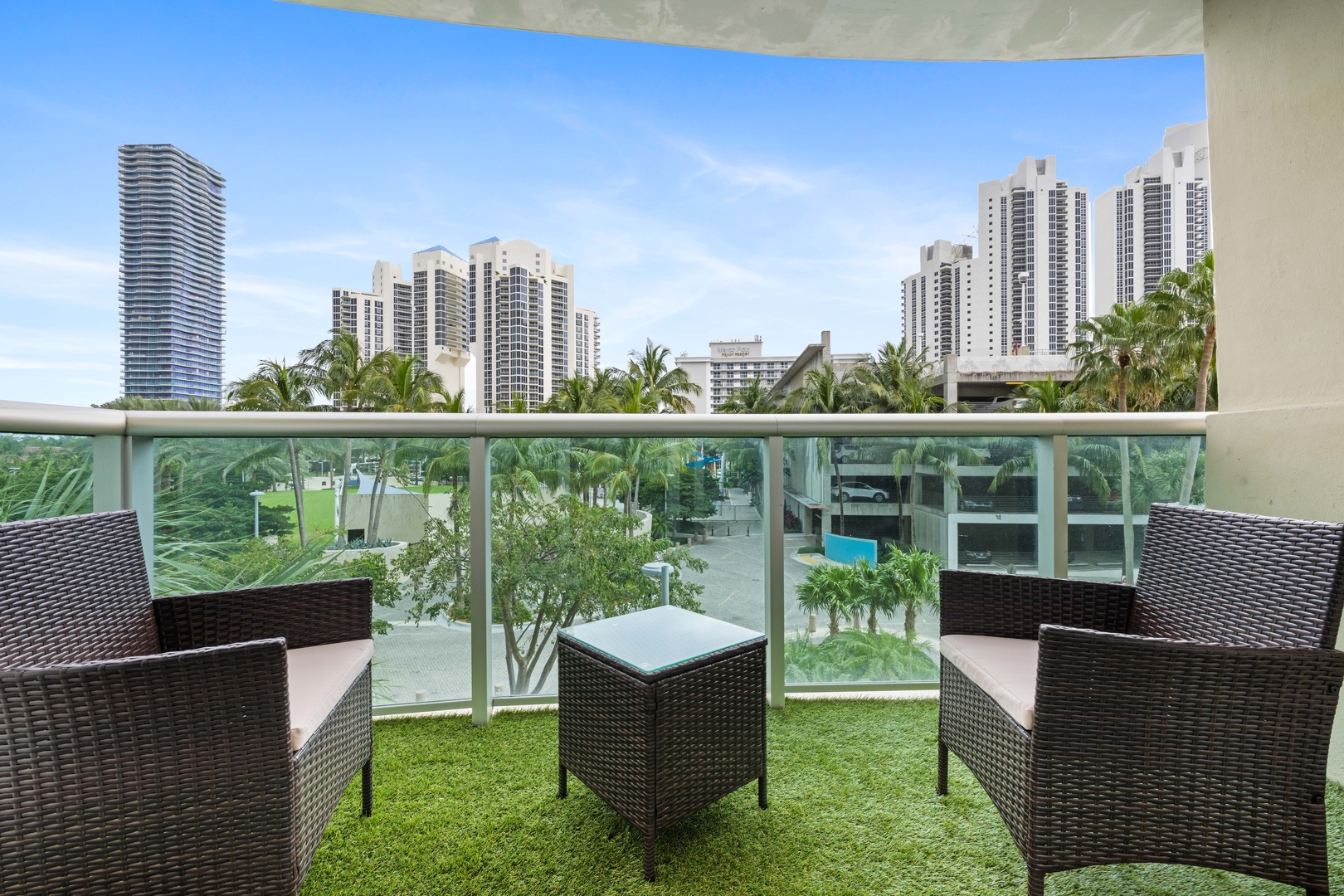 Step out onto the balcony & relax with gorgeous views