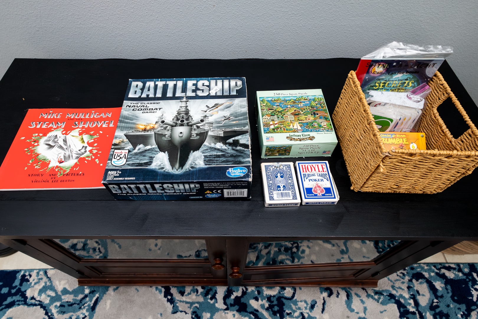 Board games set for fun in the living room!