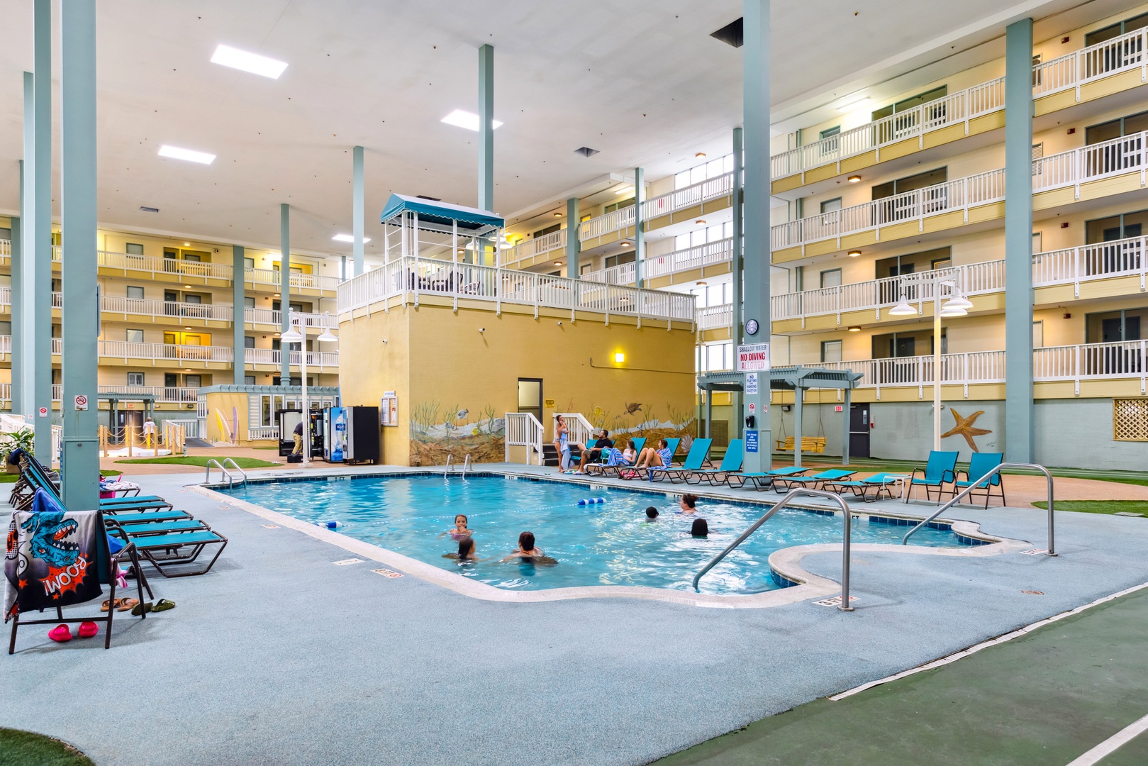 Lounge the day away or make a splash at the community indoor pool and hot tub