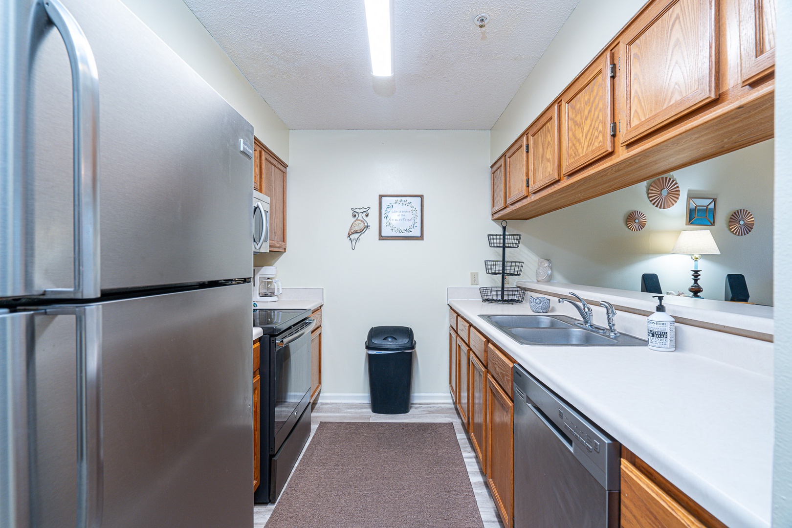 Kitchen, complete with modern amenities