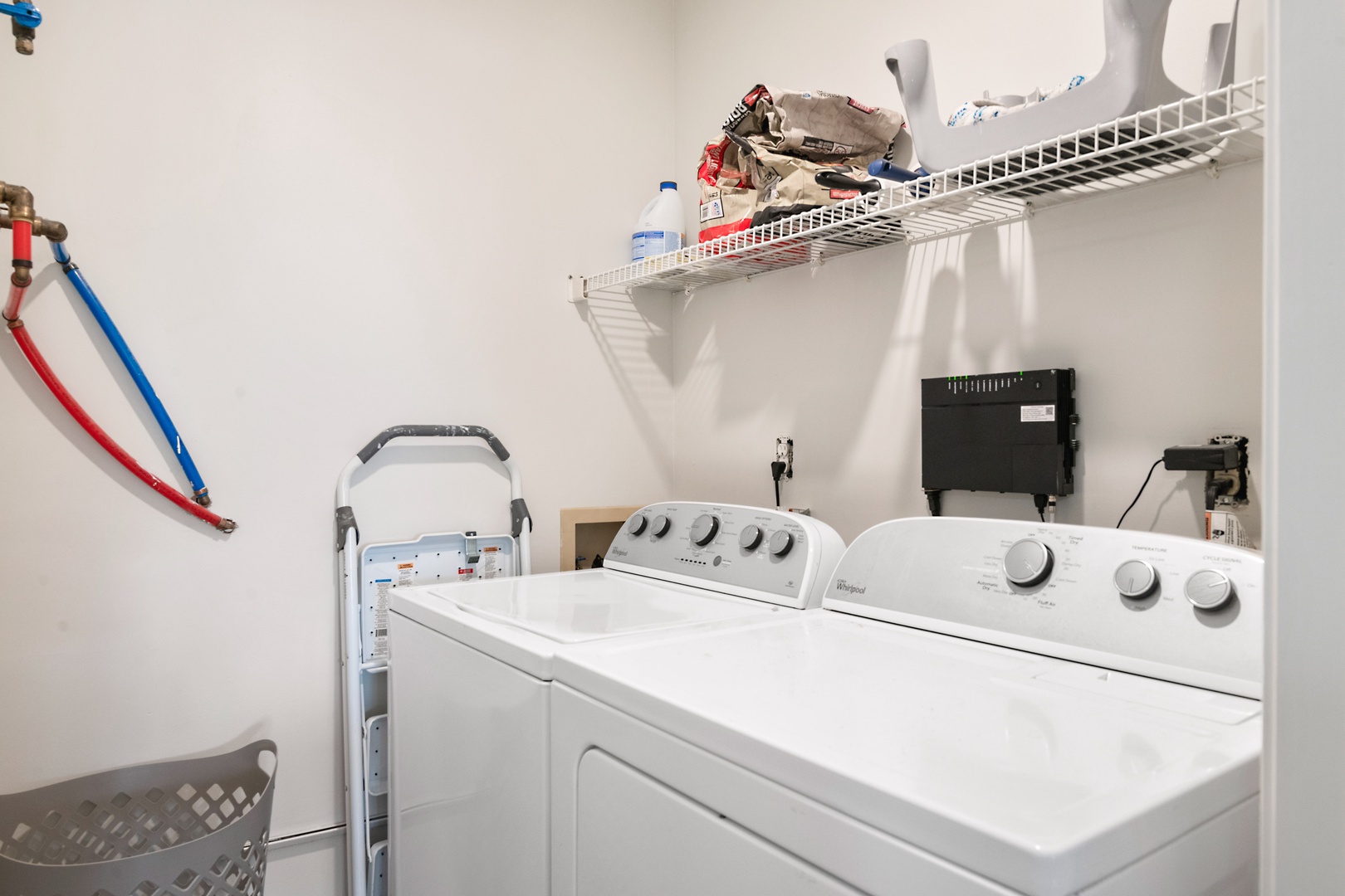 Private laundry is available for your stay!