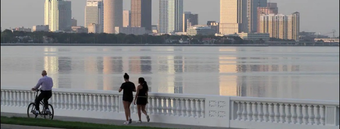 3 blocks from Bayshore Blvd for strolling and exercise